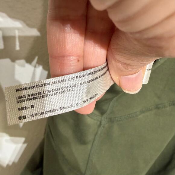 Free People Olive Side To Side Open Back Active One Piece Jumpsuit Sz S - Picture 9 of 15